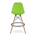 thumbnail image 5 of Aron Living Pyramid 28" Plastic and Wood Counter Stools in Green (Set of 2), 5 of 6