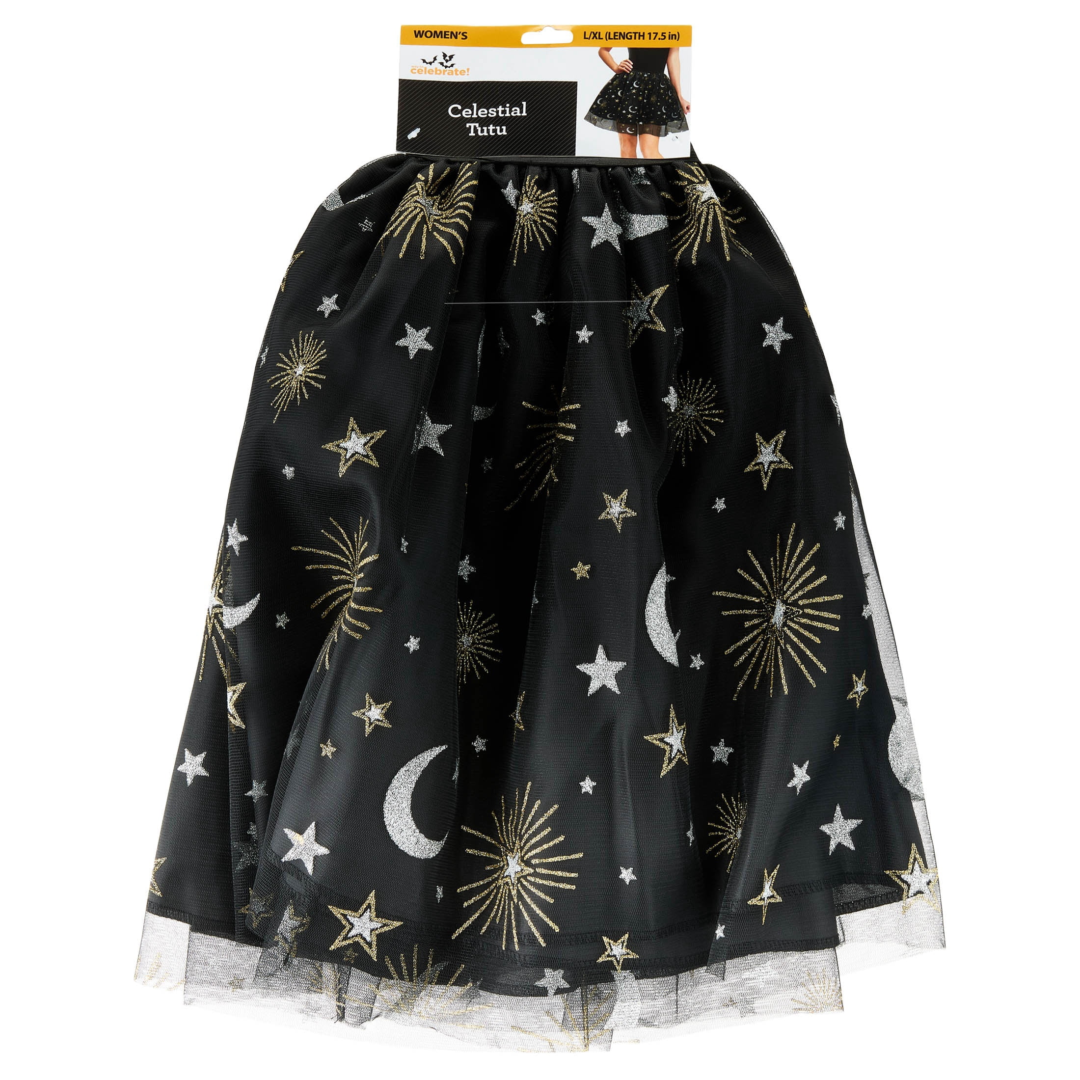 Celestial Tutu Costume Accessory for Adults, Multicolor, L/XL, Halloween by Way To Celebrate