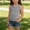 Gray, variant on SGFCWSX Girls Tank Tops Ribbed Stretchy Sleeveless Casual Active Wear Shirt Gray Size 8 Years