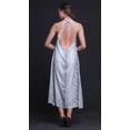thumbnail image 4 of Bimba Feather Causal Long Backless Halter NeckÂ&nbsp;DressÂ&nbsp;Women Printed BeachÂ&nbsp;Dress-X-Small, 4 of 6