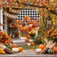 Fall Round Metal Signs for Outside Hill House Tin Signs Stainless Steel ...