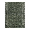 thumbnail image 7 of SORONO KATE 9'x12' Floral Area Rugs for Living Room, Machine Washable Oriental Vintage Distressed Non Slip Soft Indoor Area Carpet, Green, 7 of 7