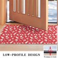 thumbnail image 3 of Red Christmas Pattern Door Rugs,Washable Non Slip Door Mats Indoor,Decorative Door Mats,Entry Mat Indoor for Entrance,Bedroom,Kitchen,Bathroom,17"x30", 3 of 6