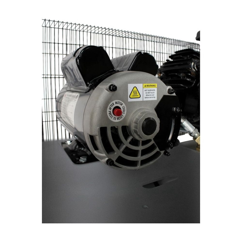 5 HP 80 Gallon ASME Tank One-Stage Oil-Lubricated Belt Driven Air Compressor
