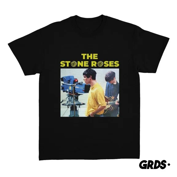 RARE NEW! The Stone Roses Black Cotton All size S-5Xl T Shirt HRL774