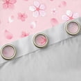 thumbnail image 4 of Castle Fairy Teens Children Pink Flower Cherry Blossom Black Out Curtains,Botanical Plants Curtains Pack Of 2 (42X63 Each),Chic Floral Sakura Bedroom Curtains,Ultra Soft Home Decor, 4 of 6
