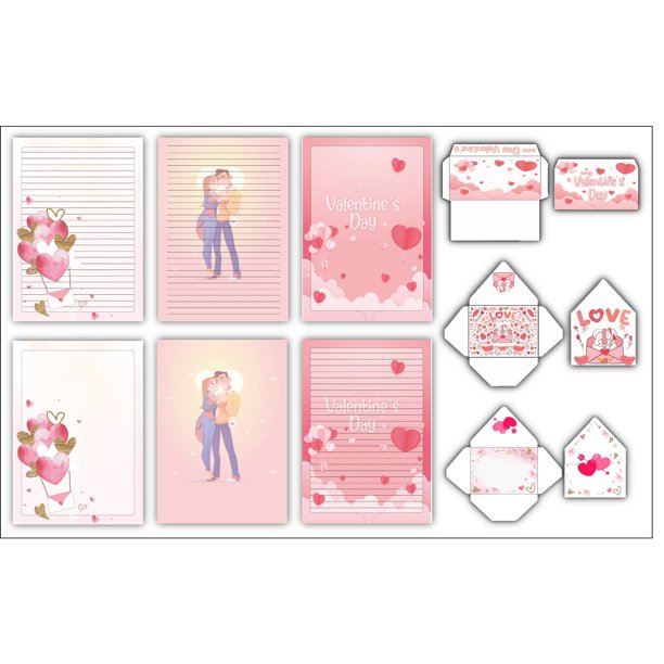 Free valentine paper picture