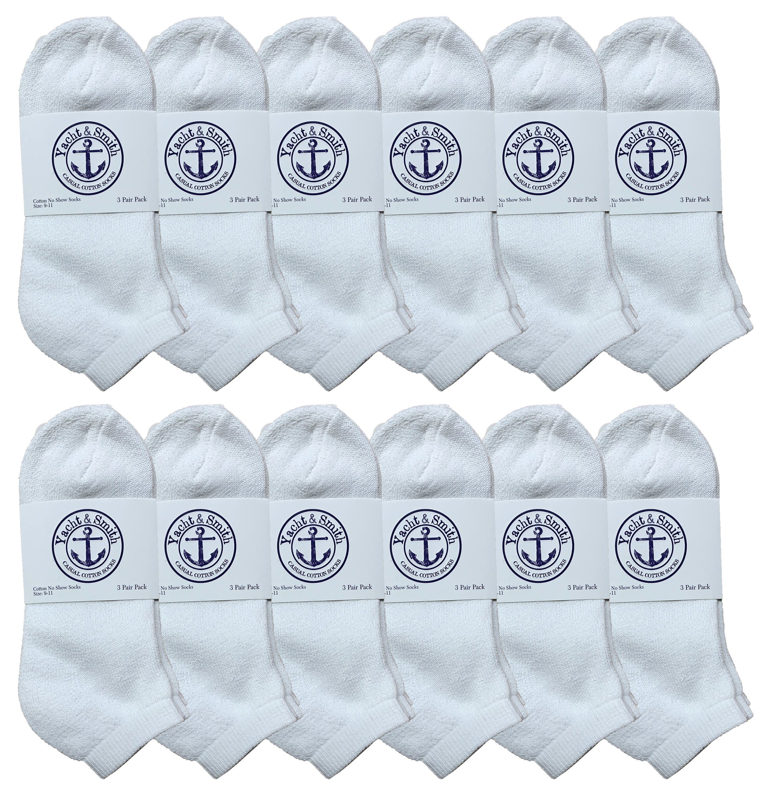 Yacht & Smith Bulk Womens Ankle Socks Low Cut Ankle Socks Size 9-11.