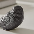 thumbnail image 2 of Brown Cast Iron Set of 2 Bird Sculptures - Tabletop Desk Ornaments or Decorative Paperweights, 2 of 9