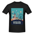thumbnail image 4 of Bingfone Let'S Go Travel Men'S Loose Fit Short-Sleeve Pocket T-Shirt, 4 of 7