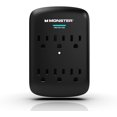 thumbnail image 1 of Monster Wall Tap Surge Protector - Power Surge Protector with Wall Mount - Heavy Duty Protection with up to 6 AC -, 1 of 5
