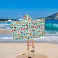 thumbnail image 5 of Toddler Hooded Beach Towel 24x50 Kids Bath Towels Soft Quick Dry for Swim Pool Boys Girls Summer Sunglasses Hats Bags, 5 of 7