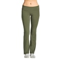 thumbnail image 2 of Women & Plus Workout Fitness Stretch Comfy Lounge Flare Slim Fit Yoga Pants, 2 of 3