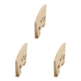 thumbnail image 4 of Transemion Wood Effortless Installation And Fit Violin Bridge Slots Easy To Install Violin Strings Bridge As shown 3Set, 4 of 6