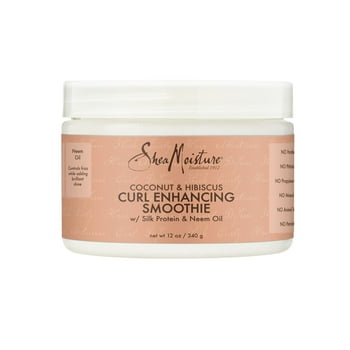 SheaMoisture Coconut and Hibiscus Smoothie Curl Enhancing Cream, 12 oz