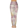 thumbnail image 3 of Bohemian Color High Waisted Leggings for Women No See Through Tummy Control Buttery Soft Yoga Pants for Workout Athletic Running, 3 of 6