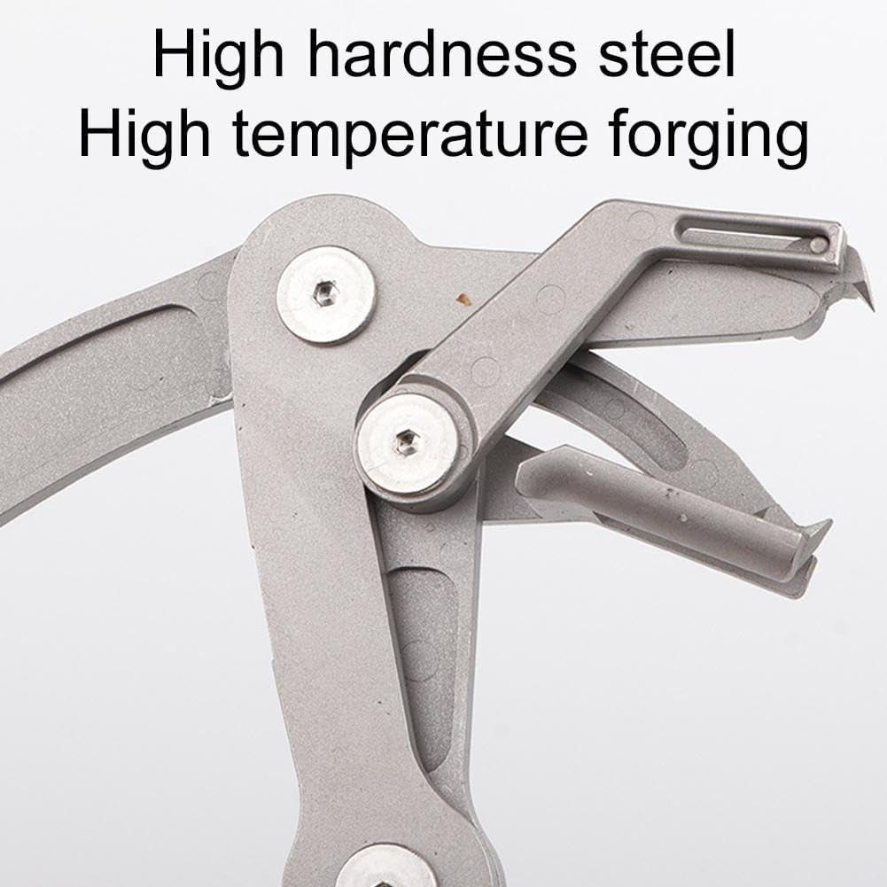 Car Clip Pliers & Trim Removal Tool, Spring-Loaded Fastener Rivet Remover for Auto Door Panels, Interior & Exterior Trim, Mechanic, Damage-Free Disassembly