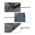 thumbnail image 4 of Little Donkey Andy Men's Waterproof Rain Jacket Outdoor Lightweight Rain Shell Coat for Hiking,Golf,Travel Dark Blue/Blue Size S, 4 of 7