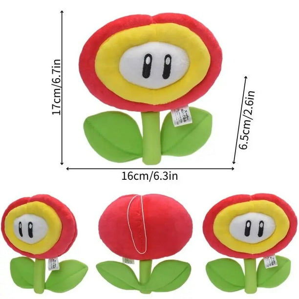 Figura de Anime de Mario Bros, juguete de felpa suave, Kawaii, Flor de Fuego de hielo, lindo Koopa, Troopa, Boo, Toad rojo, muñecas de Peluche, regalo