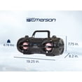 thumbnail image 3 of Emerson EPB-3005 Retro Portable CD Boombox, Black, 3 of 12