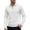 White, variant on UTSJKR Men's Cable Knit Detail Textured Knit Quarter-Zip Button up Collared Sweater, Collared Casual Pullover, Fall Winter Daily Street Warm Leisure Wear White S