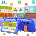 thumbnail image 7 of Kids Tablet 7 inch, Android 12 Tablet for Kids, 4GB RAM 32GB ROM Toddler Tablet, Bluetooth, IPS Screen, Parental Control, Dual Camera Shockproof Case for Educational, Games, 7 of 7