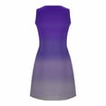 thumbnail image 5 of Fnooota Womens Nightgowns , Gradient Sleeveless Pleated Summer Sleepshirts Sleepwear Purple Size S-2XL, 5 of 7