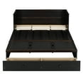 thumbnail image 3 of Queen Murphy Bed with USB Port and a Large Drawer, Murphy Cabinet Chest Bed, Queen Size Bed Frame Foldable Platform Bed for Guest Bedroom, Living Room, Office,Noisy Free, Espresso, 3 of 9