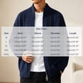 thumbnail image 7 of Kukoosong Men's Stand Collar Full Zip Cable Knit Cardigan, Solid Color Long Sleeve Sweater Jacket with Ribbed Cuffs, Relaxed Fit Warm Outerwear for Fall Winter Daily Wear, 7 of 7