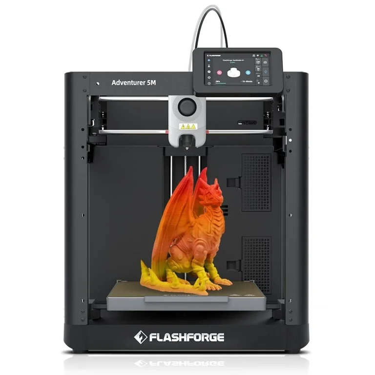 Restored Flashforge Adventurer 5M 3D Printer, 600mm/s High Speed