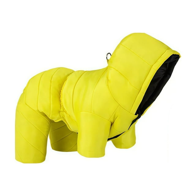 Insulated Winter Dog Coat With And Reflective Trim For Windproof Cold Weather