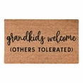 thumbnail image 1 of 16x24 Inch Cute Funny Coir Doormat Door Mat Runner Patio Rug Easy Clean Entryway Rug Door Mat Easy to Clean, Beautiful Color for Outdoor and Indoor Use, grandkids welcome(OTHERS TOLERATED), 1 of 9