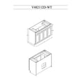 thumbnail image 6 of Disar 48'' Bathroom Vanity With Drawers Base Only, 6 of 6