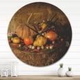 thumbnail image 2 of Designart 'Fruits and Vegetables' Modern Wood Wall Clock, 2 of 5