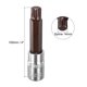 thumbnail image 2 of Uxcell 1/2-Inch Drive 14mm Triple Square Spline Bit Socket Extra Largo, Acero S2, 2 of 6