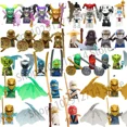 thumbnail image 2 of Juego de 8 figuras de acción de Ninja de Anime, Morro, Nadakhan, Lloyd, Kai, Jay, Zane, Cole, Nya, bloques de construcción, minifiguras de acción, juguetes de regalo, 2 of 4
