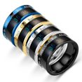 thumbnail image 2 of Anillo de temperatura corporal con Sensor inteligente para hombres y mujeres, pantalla de acero inoxidable, prueba en tiempo Real, anillos para ansiedad y ansiedad, tendencia, nuevo, 2 of 4