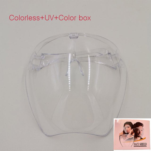 Gafas de protección facial para hombre y mujer, lentes esféricas cubiertas de cara completa, seguridad antipulverización, gafas de sol para ciclismo qiuyongming unisex