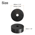 thumbnail image 2 of 4 Packs Rubber Spacers 80mm OD, 15mm ID, 30mm Height Round Anti Vibration Spacer Thick Rubber Washers, 2 of 6