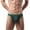 Green, variant on Mens G-String Underwear Briefs Breathable Trunks Elastic Waistband Pouch Bikini Wear Green M