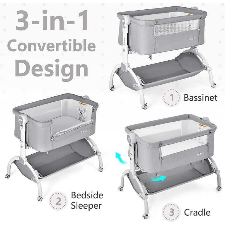 ●専用●The Wannadies&Cribs&Coral 3枚セット Amazon.com : nordmiex 3in1 Bedside Crib for Girl or Boy