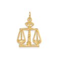thumbnail image 3 of 14K Gold Scales Of Justice Charm, 3 of 4