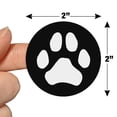 thumbnail image 6 of Paw Print Dog Cat White on Black Planner Calendar Scrapbooking Crafting Stickers, 6 of 7