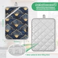 thumbnail image 6 of Yayeee Pot Holders Kitchen Heat Resistant with Pockets 7"x9.8" Cotton Oven Cooking Hot Pads, Elegance Art Pattern, 6 of 7