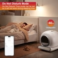 thumbnail image 4 of Self Cleaning Litter Box, Automatic Cat Litter Box Self Cleaning for Multiple Cats, Smart Litter Box Scoopfree Covered Ultra Cleaning -Odor Removal -APP Control Smart Litter Box, White, 4 of 8