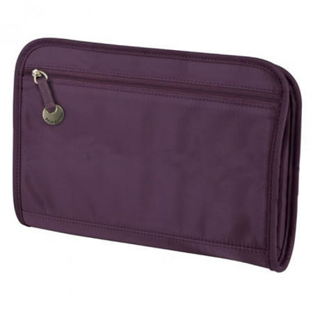 "Travelon Safe ID Classic Purse Organizer - Large - Eggplant Safe ID Classic Purse Organizer - Large"