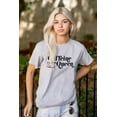 thumbnail image 3 of Caffeine Queen Coffee Addict Latte Women's Plus Size Graphic Tee Brisco Brands 4X, 3 of 5