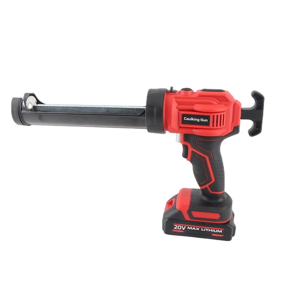 Pistola De Calafateo Eléctrica, Luz LED, Pistola De Calafateo Recargable, Diseño De Retracción Automática Sin Fugas Con Batería De Respaldo De 2 Piezas Para Instalación