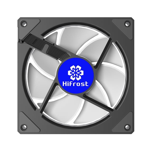 Ventilador con caja de 120 mm, enfriador, 5 V, 3 pines, ARGB, 12 V, 4 pines, PWM, ventilador de chasis (hacia adelante, negro)