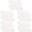 White, variant on Vjnyvs 5Pcs Brick Look Self-Adhesive Wall Tiles Stickers Waterproof Kitchen Backsplash